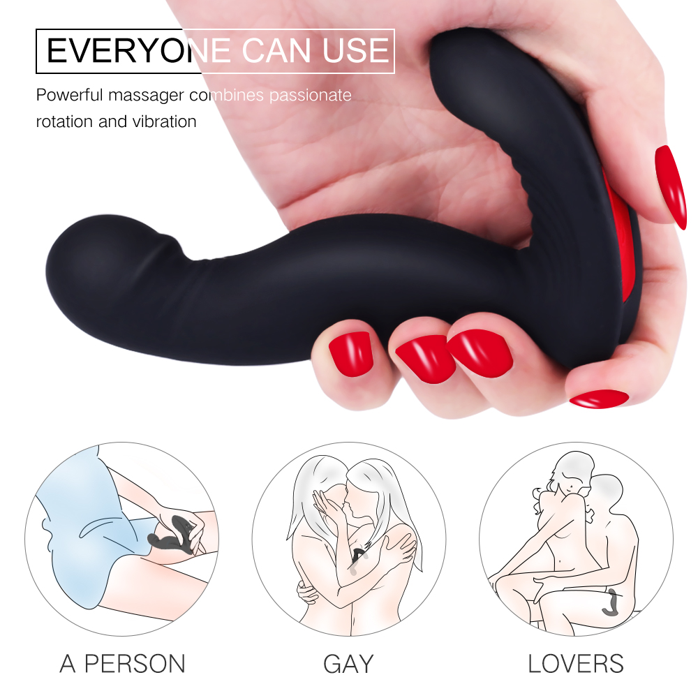 Erotic Toys Sex High Quality Vibrating Vagina Anal Butt Plug Prostate Massage Sex Toy For Male-05