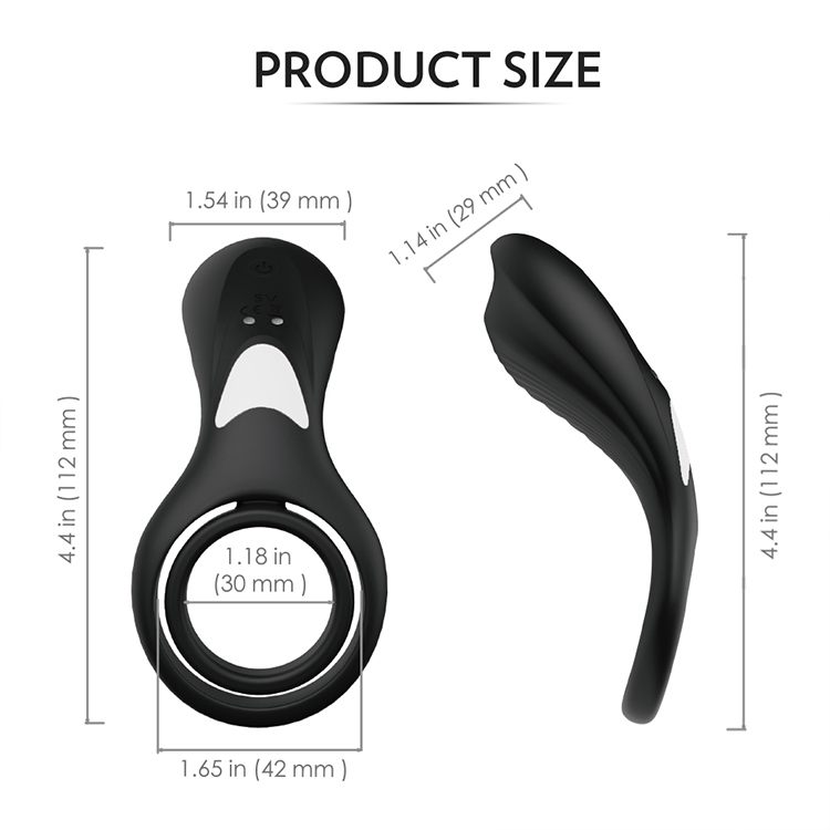 Silicone Vibration cock Ring for Couple-4