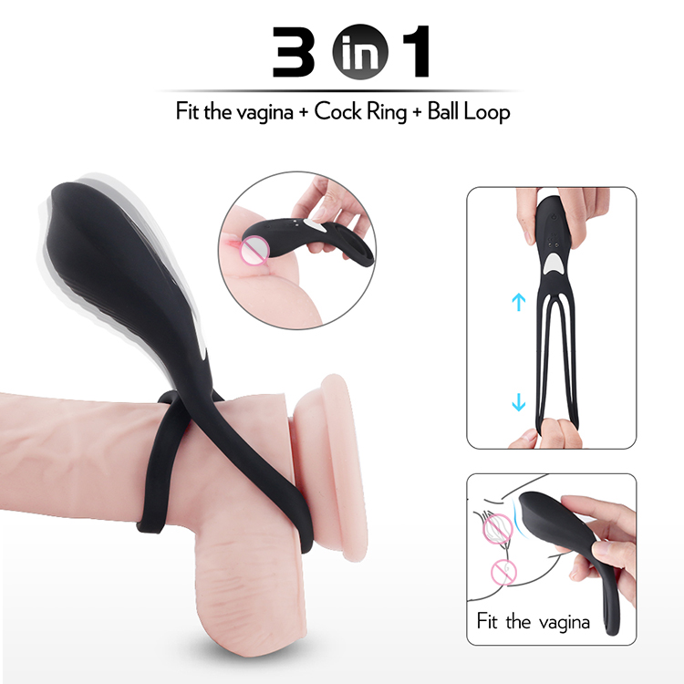 Silicone Vibration cock Ring for Couple-10