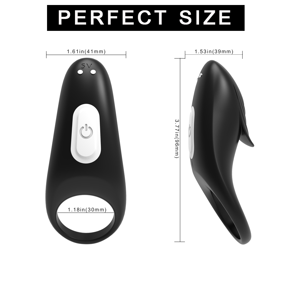High Quality Vibrating Penis thin Cock Ring Delay Long Time Silicone Cockrings for men-05
