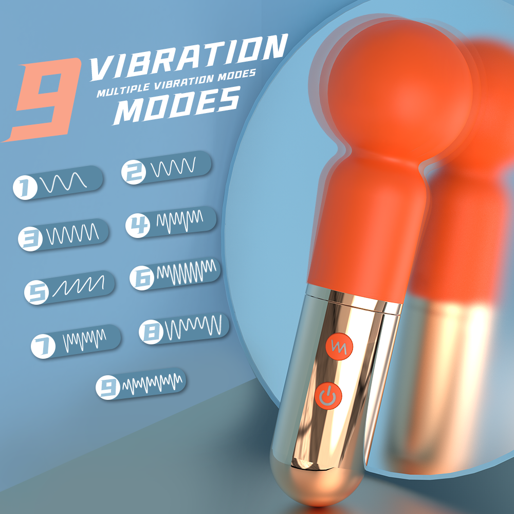 sex vibrator with 9 vibration modes