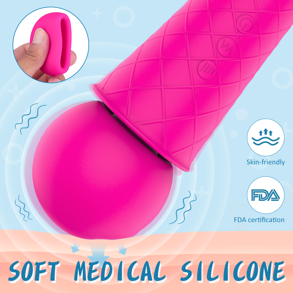 Soft silicone new design hand massage leg massagers facial wand massager-04