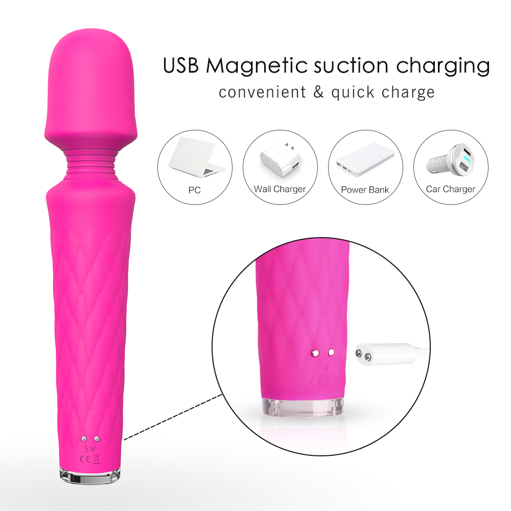 Magic Stick Massager 9 Frequency Vibration Rechargeable-08