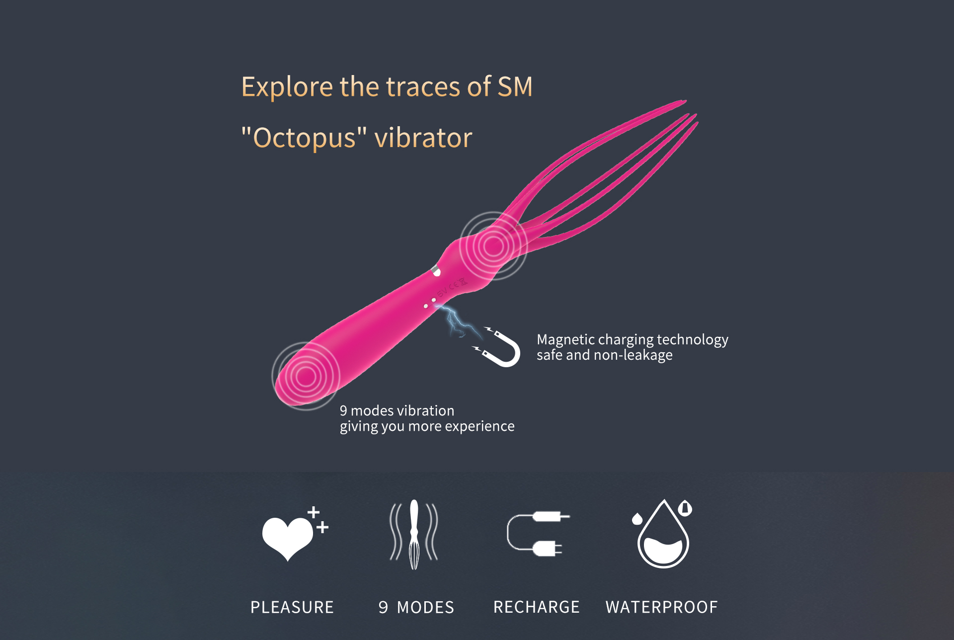 Multifunctional SM sex whip G-spot sex toy vibration massager-01