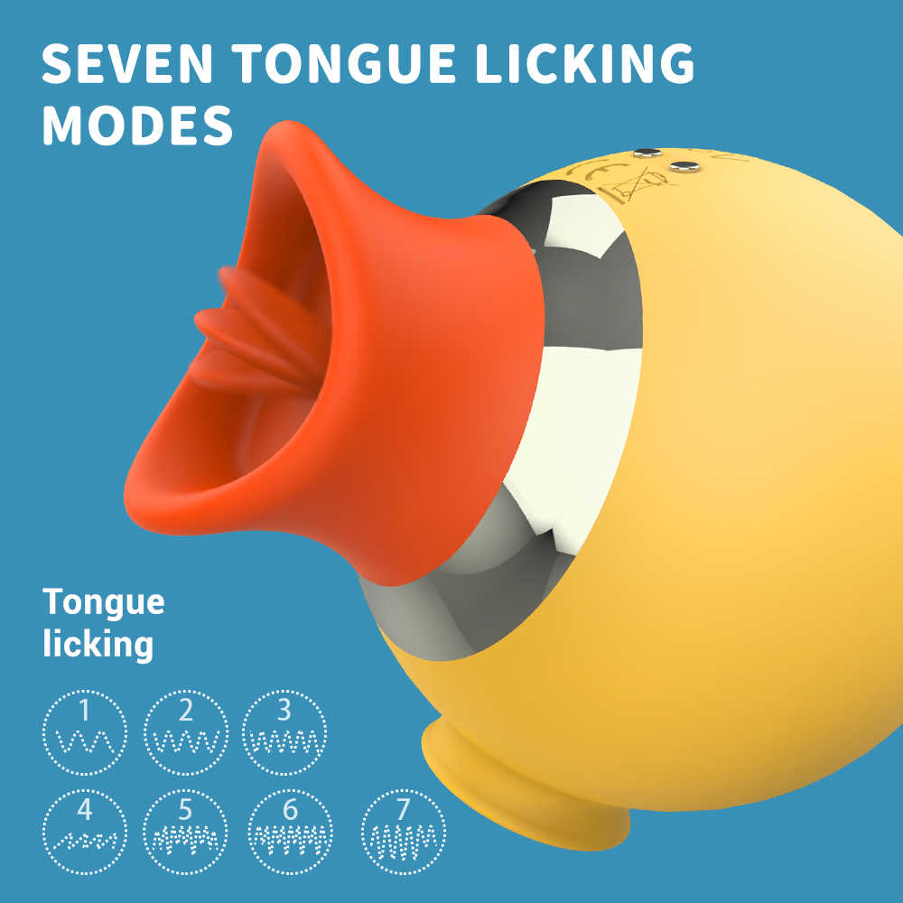 Duck sucking&tongue sex toys【S-310】Adult sex toys manufacturers direct sales 9-frequency vibration adult toys