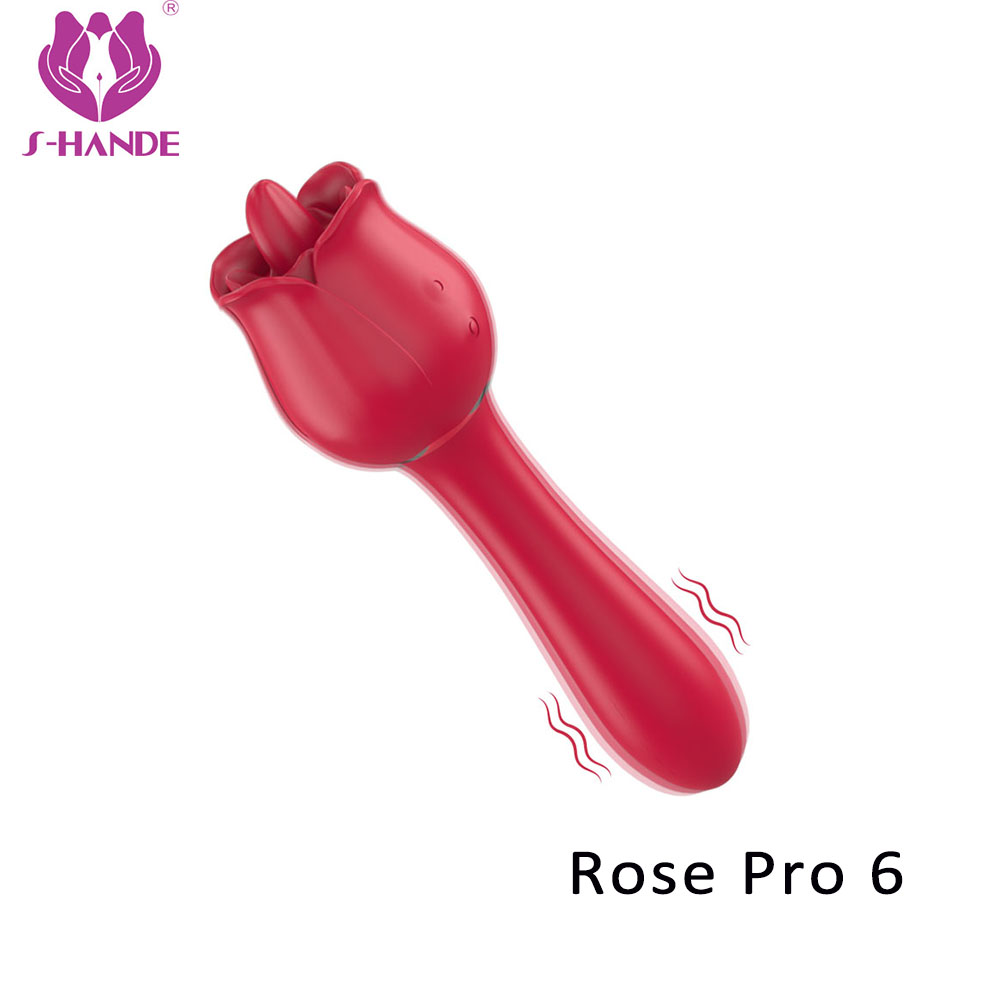 tongue rose & G-sport sex toy【S361-6】 oral licking stimulate masturbate adult toys massager For Women