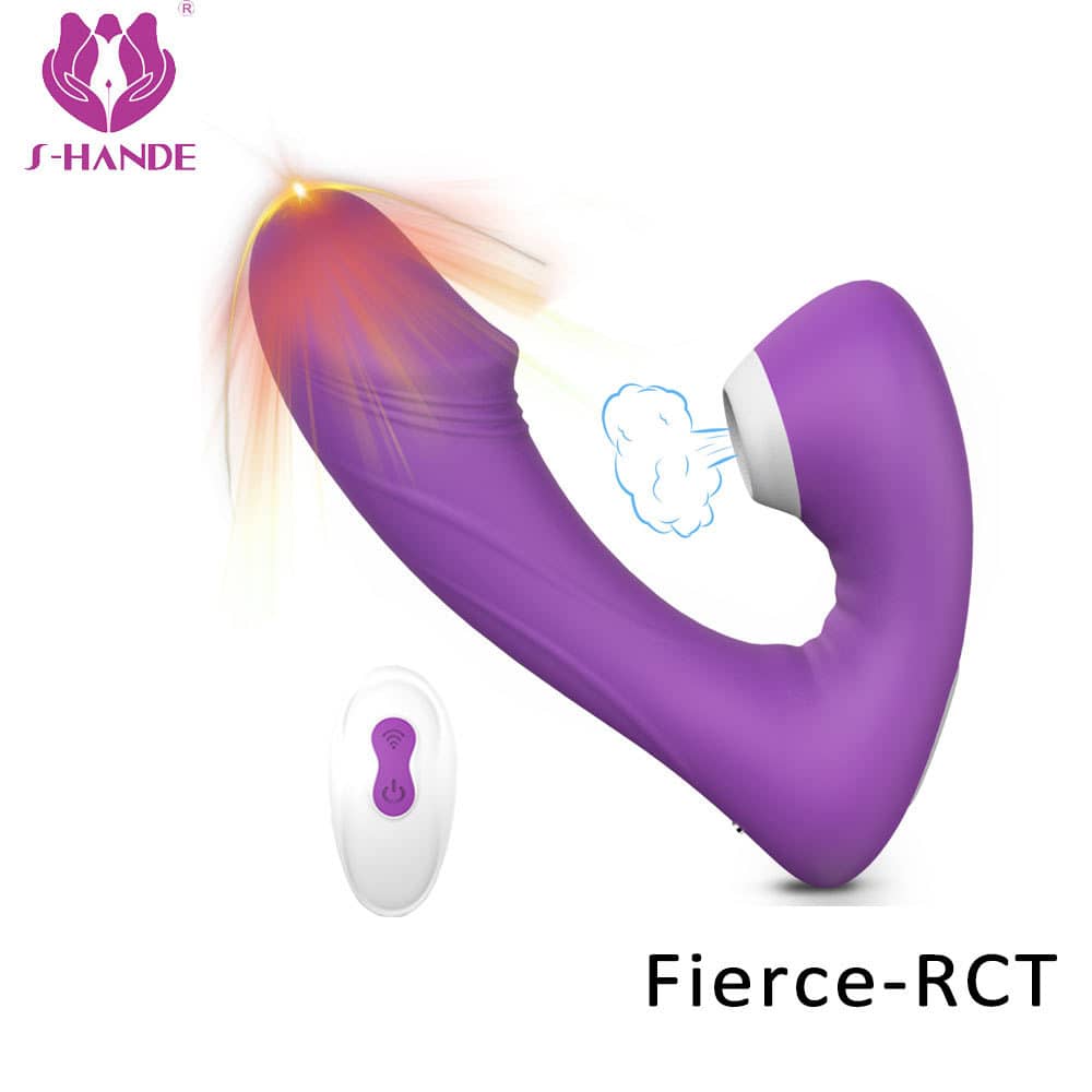 Rechargeable Sucking telecontrol Vibrator【S-181-2】 For Woman Nipple Sucker Clitoris Stimulator Tongue Lick Breast Enlarge