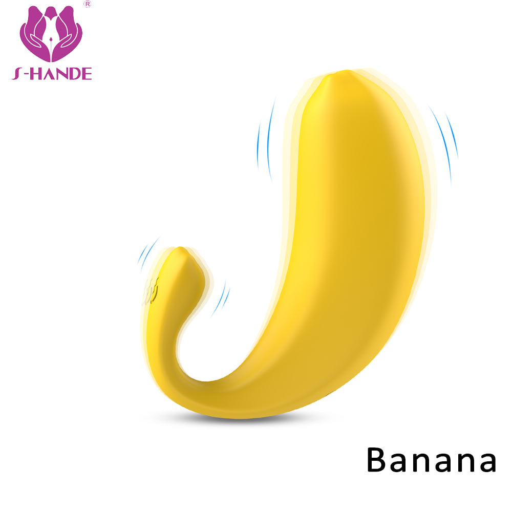 Banana Adult Penty Vibrator Sex Toy Women Silicone G Spot Vibrator Penis Ring 9 Modes Vibration 24 Hours Online <40dbs【S219】