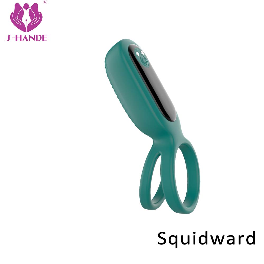Double penis vibration sex rings silicone sex toys vibrating penis cock ring for men【S331】