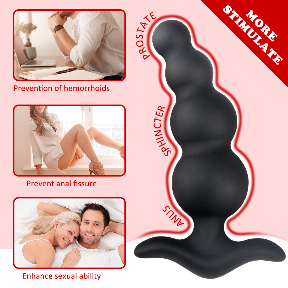 silicone anal beads anal sex toys