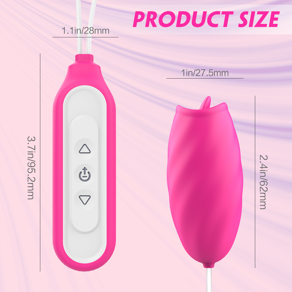 soft silicone tongue licking love egg for women