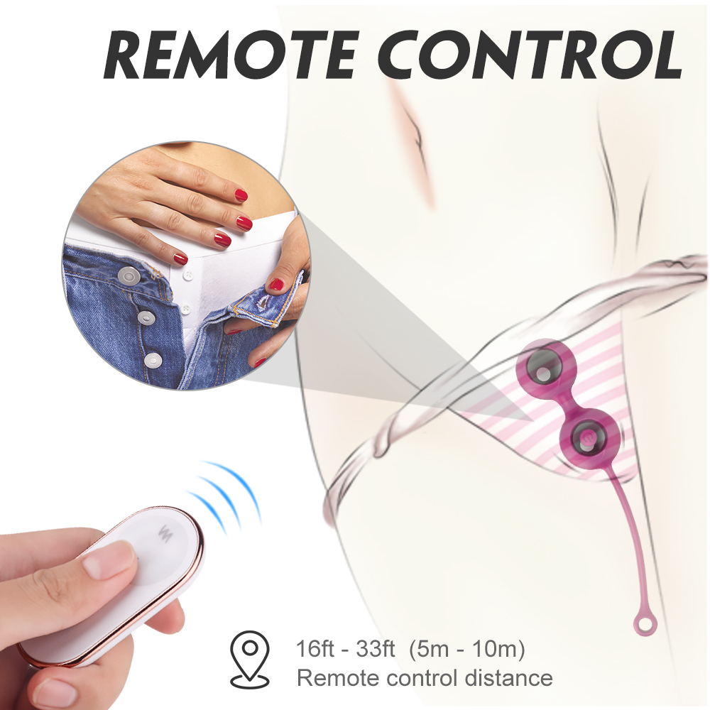 remote control vagina exercise kegel ball ben wa ball for women