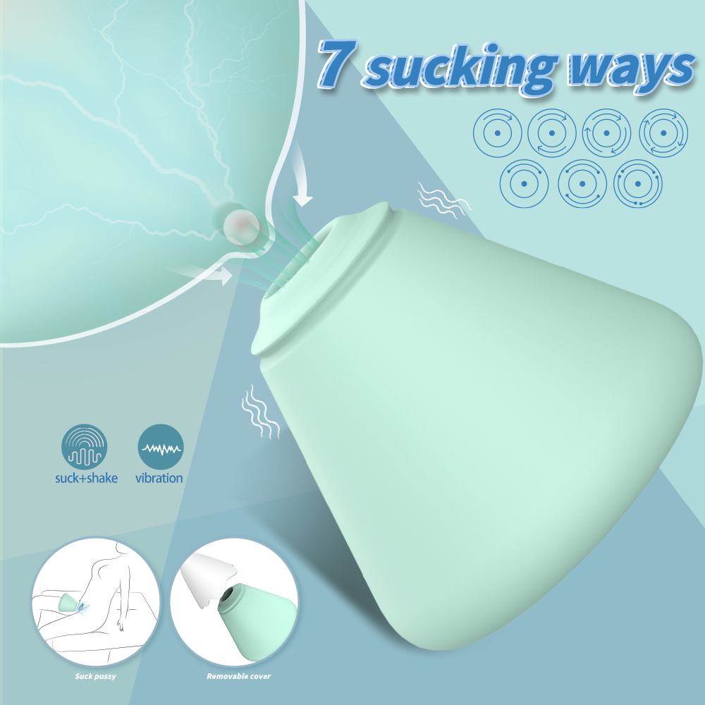 7 sucking vibrating modes stilmuating clitoris