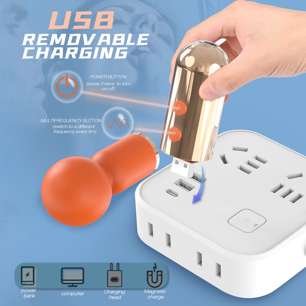 mini vibrator using usb removable charging 