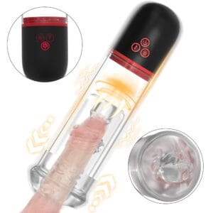S-HANDE Vibrating Suction Male Masturbator Toy
