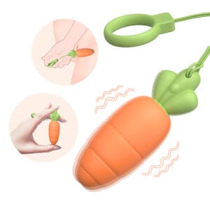Playful Carrot Vibrating Egg for Dual Stimulation