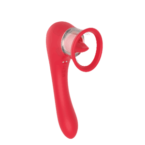 L-Shaped Dual Head Suction Clit&G-Spot Vibrator