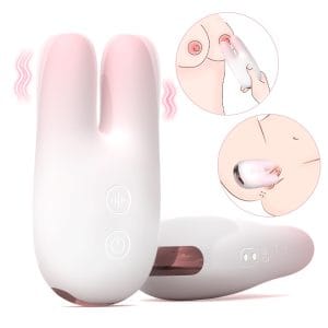 Mini Bunny Ears Dual Motor Clit Vibrator