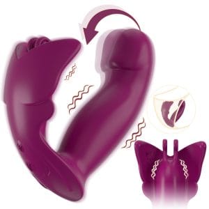 Wearable Butterfly Vibrator with Thrusting & Vibration
