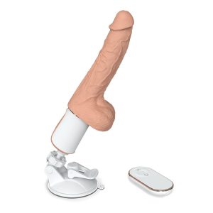 Ride & Pulse – Thrusting Realistic Suction Dildo